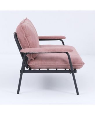 Pink 53-inch Sofa Small Apartment Living
