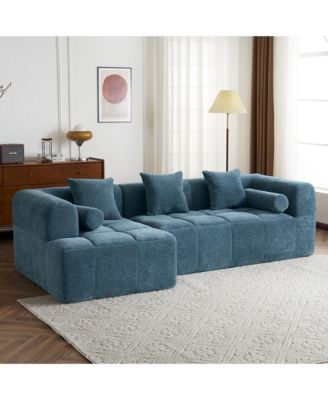 + Sectional Sofa (Modular) + Fabric + Deep Seating & Pockets + Couch