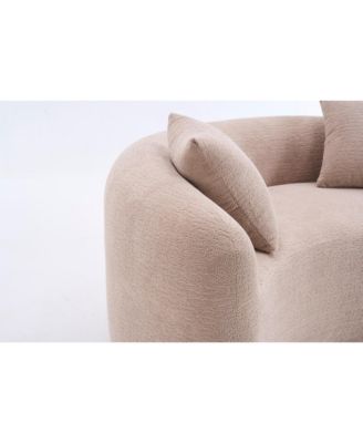 Streamdale Yin Yang Chenille Sofa Set - Compact, No Assembly, Pillows Included