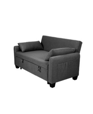 Streamdale 61" Fabric Sofa Bed - Storage, Adjustable, Indoor/Outdoor