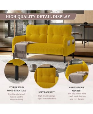 Corduroy Double Sofa - Living Room/Bedroom