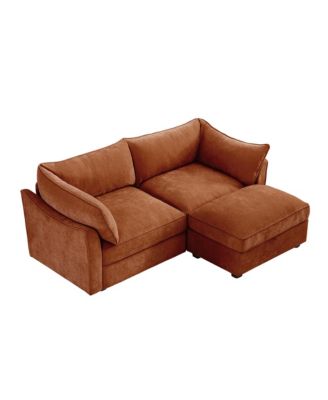 Streamdale 2-Seater Sofa w/ Ottoman & Storage