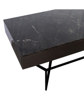 Modern Black 70.87" Computer Desk, Study & Work Desk, Y-Shaped Metal Legs