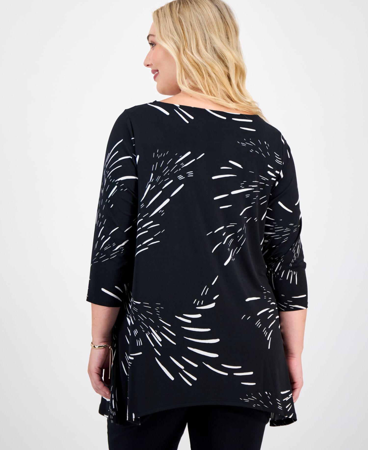 Plus Size Swing Top,v