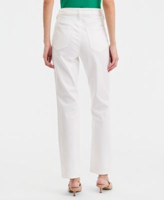 Women's Lexington Mid Rise Straight Leg Denim Jeans 