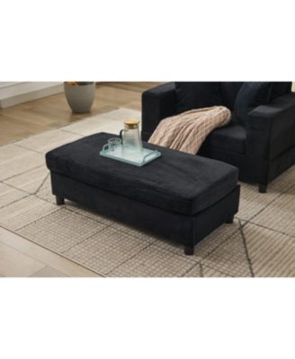 Chaise Lounge Sofa Bed with Ottoman & Pillows