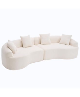 Curved Modular Sectional Sofa