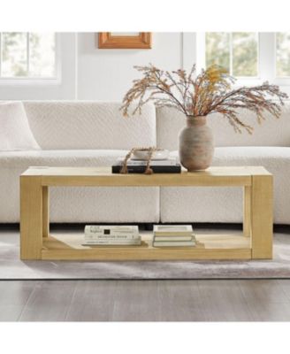 Streamdale Modern 48" Rectangular 2-Tier Coffee Table