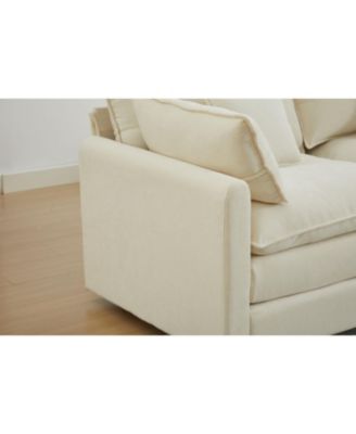 Modular Sectional Sofa with Ottoman