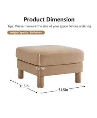 Streamdale Lucas Ottoman Polyester