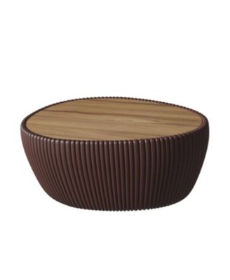 + Marble Top + Leather + Coffee Table