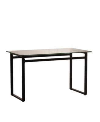 Streamdale 51" Modern Glass Dining Table, Chrome Legs