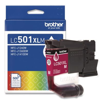 LC501XLMS 500 Page-Yield High-Yield Ink - Magenta