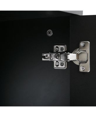 Arched Door TV Stand with Drawers for TVs up to 75", 5 Iron Legs