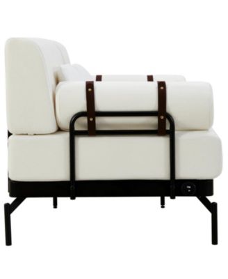 Modern Loveseat Sofa with USB Ports