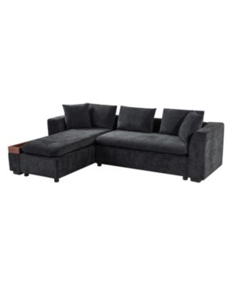 93.7" L-Shaped Sectional Sofa with Storage