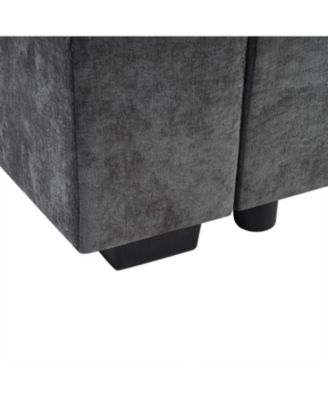 93.7" L-Shaped Sectional Sofa with Storage