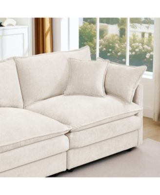 Modular 105 Inch L Shaped Couch for Living Room