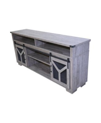 65" LED TV Stand with Barn Door