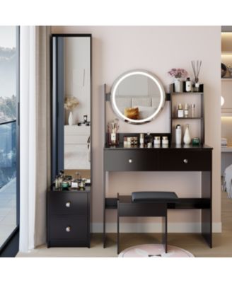 LED Vanity Table Set