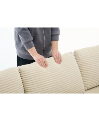  Modular Sectional Sofa Bed Set w/ Storage, USB & Cup Holders