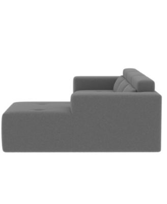 109" Modern Modular Sectional Sofa, Teddy Fabric, L-Shaped Couch with Chaise