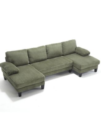 Streamdale U-Shaped Sofa with Double Chaise & Oversized Seat