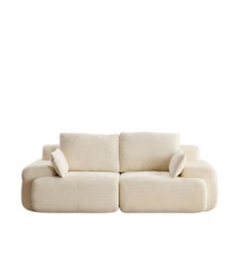Modern Memory Foam Corduroy Sectional Sofa