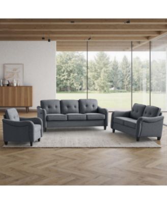  3-Piece Modern Living Room Sofa Set