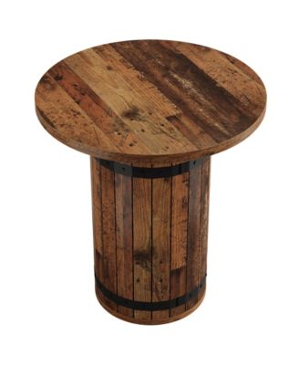 Round Bar Table, 39.4-Inch Bar Height, Bistro Pub Table for Kitchen, Living Room, Small Space