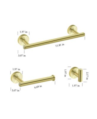Streamdale 3-Piece Bathroom Hardware Set