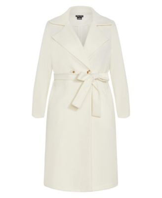 Plus Size Riley Row Belted Coat