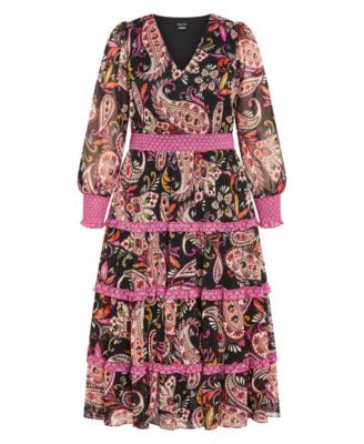 Plus Size Gwendolyn Print Dress