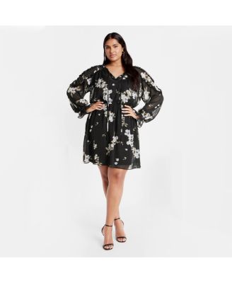 Plus Size Amira Print Dress
