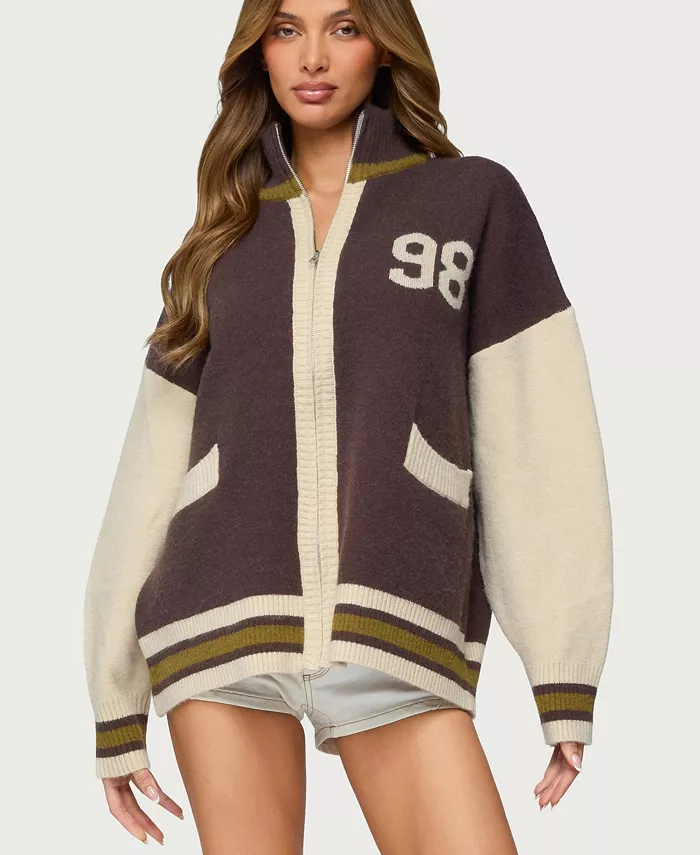 Women's 98 Varsity Zip Up Sweater - thumbnail 6