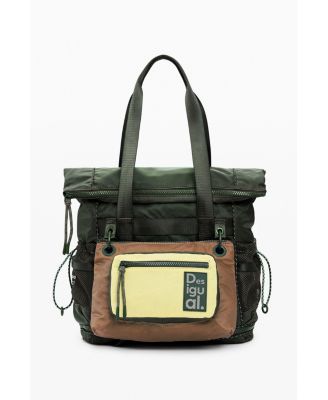 Women's Waxed two-tone voyager backpack