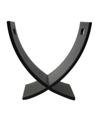 Contemporary X Style Wooden Magazine Rack