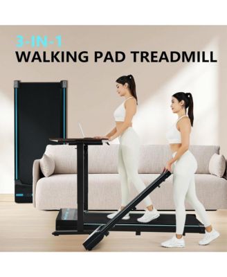 Under Desk Walking Pad Classic Treadmill with Wheels and Remote, 2.5 HP
