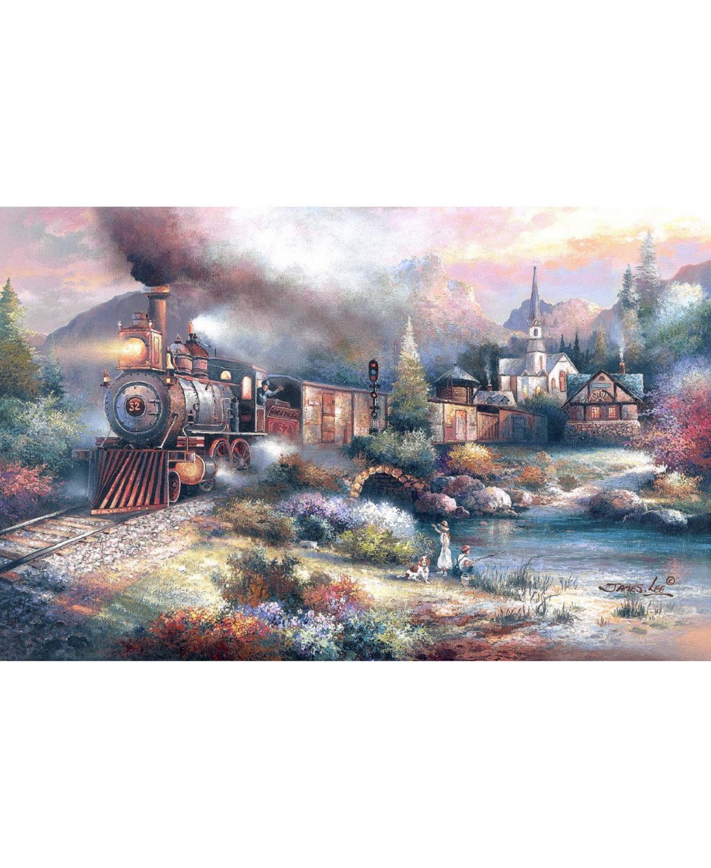 Детский пазл SunsOut Maryland Mountain Express 1000 Piece Jigsaw Puzzle, от 15 лет — фото 3