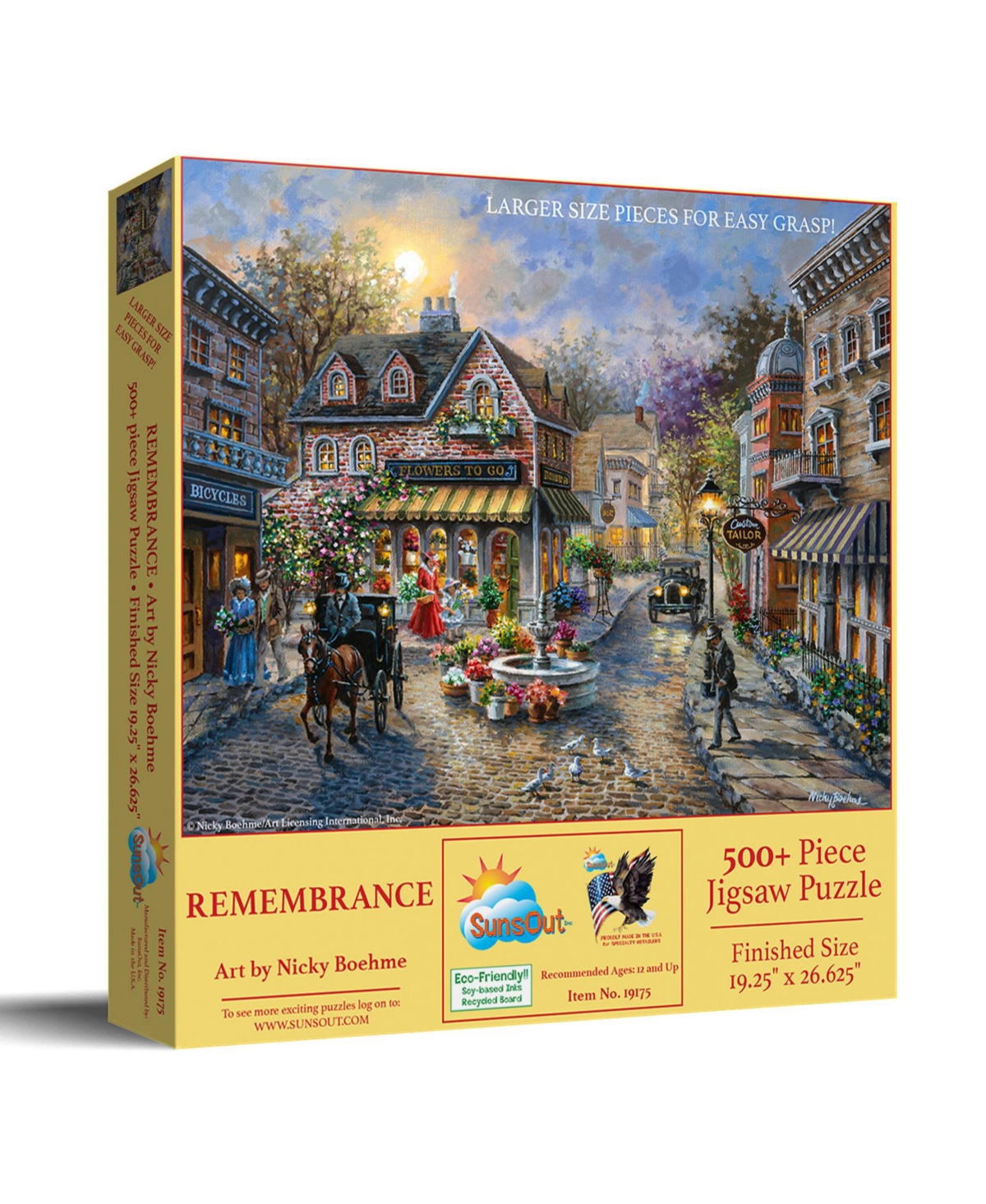 SunsOut Remembrance 500 piece Jigsaw Puzzle for Adults Large Pieces