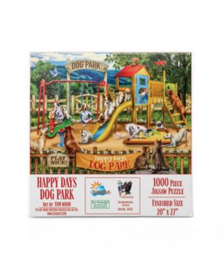 Happy Days Dog Park 1000 piece Jigsaw Puzzle for Adults