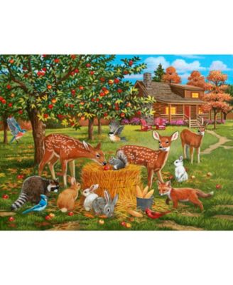Gathering under the AppleTree 500 piece Jigsaw Puzzle for Adults