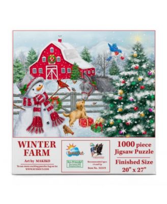 Winter Farm 1000 piece Jigsaw Puzzle for Adults