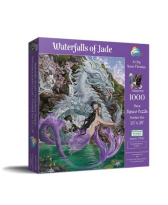 Waterfalls of Jade 1000 piece Jigsaw Puzzle for Adults