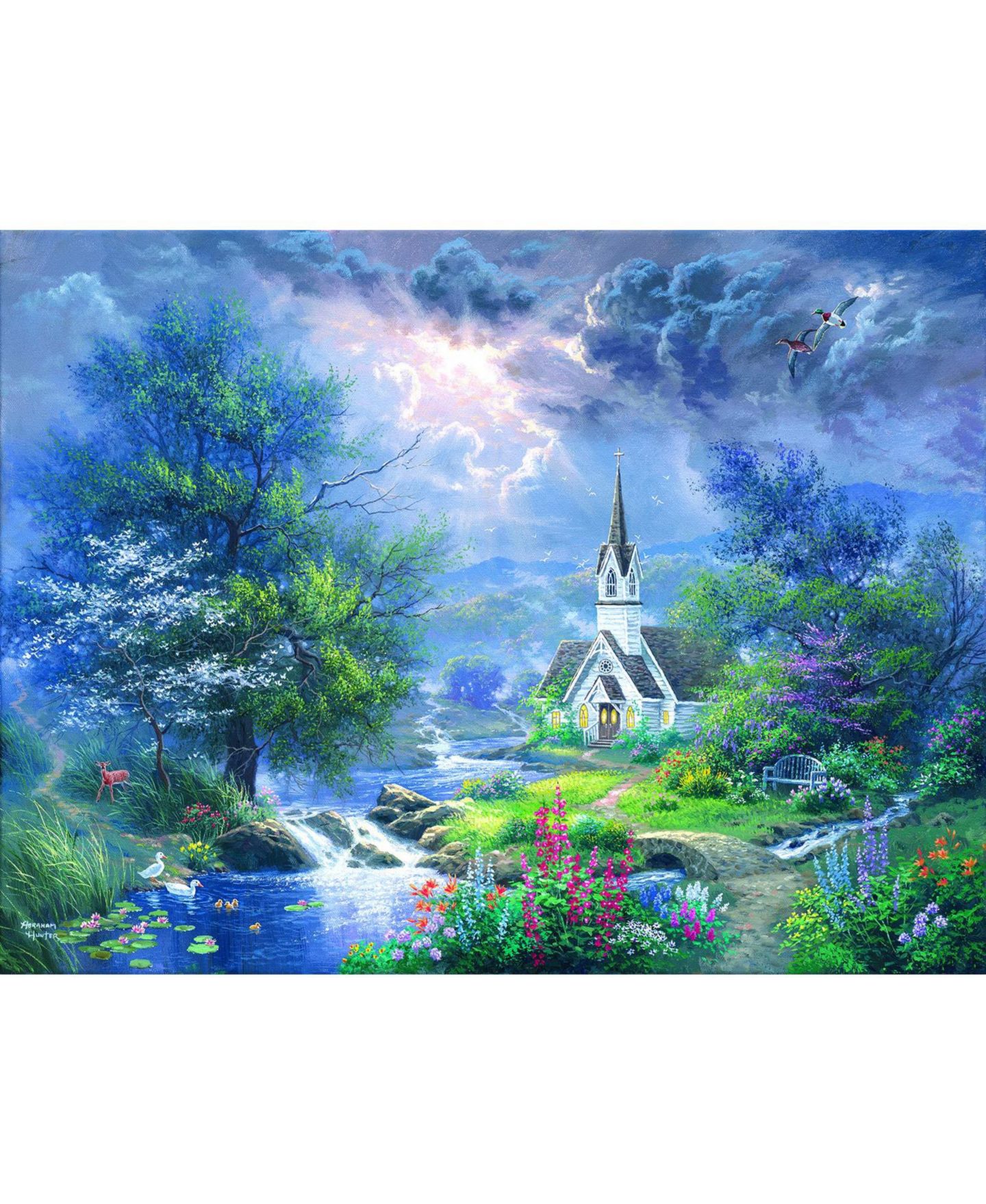 Пазл SunsOut Sweet Hour of Prayer 500 piece Jigsaw Puzzle for Adults — фото 3