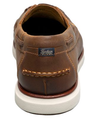 Men's Tropics Elastic Lace Moc-Toe Boat Shoes
