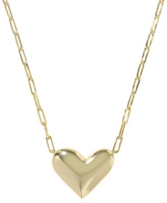 Imitation Pearl Ari Heart Statement Short Pendant Necklace