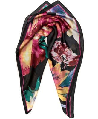 Exploded Blooms Square Scarf