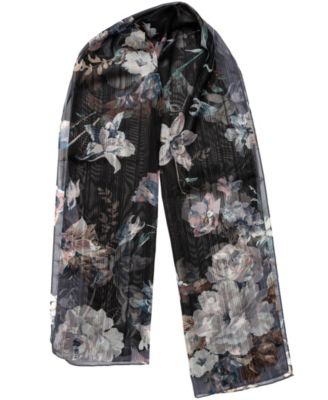 Scatter Floral Oblong Scarf
