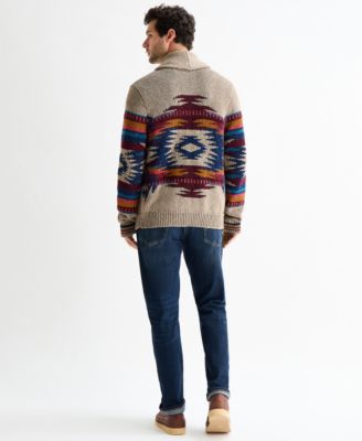Men's Shawl Collar Cardigan Sweater